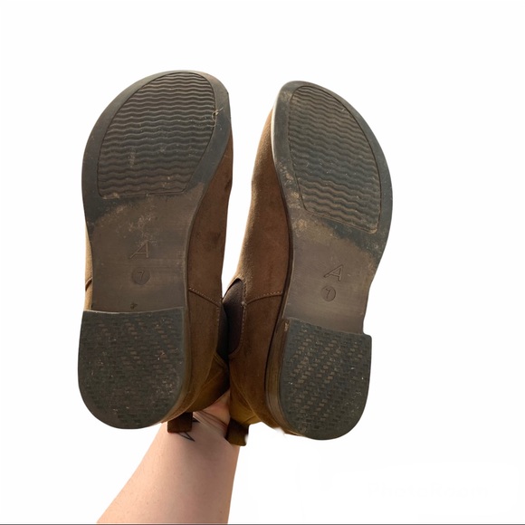 Ardene Tan Ankle Suede Booties - Picture 5 of 5